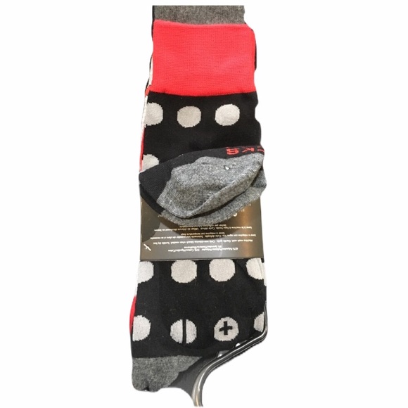 Funky Socks Tool Socks, 3Pack, Gray, Red, Black - Picture 6 of 10